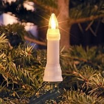 Kerzen-Lichterkette fr Weihnachten