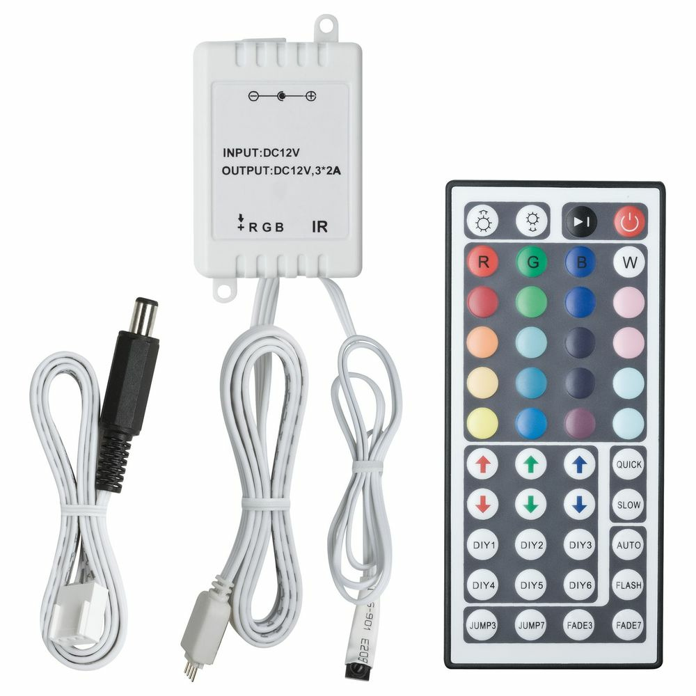 YourLED RGB-Controller mit IR-Fernbedienung Wei, Kunststoff