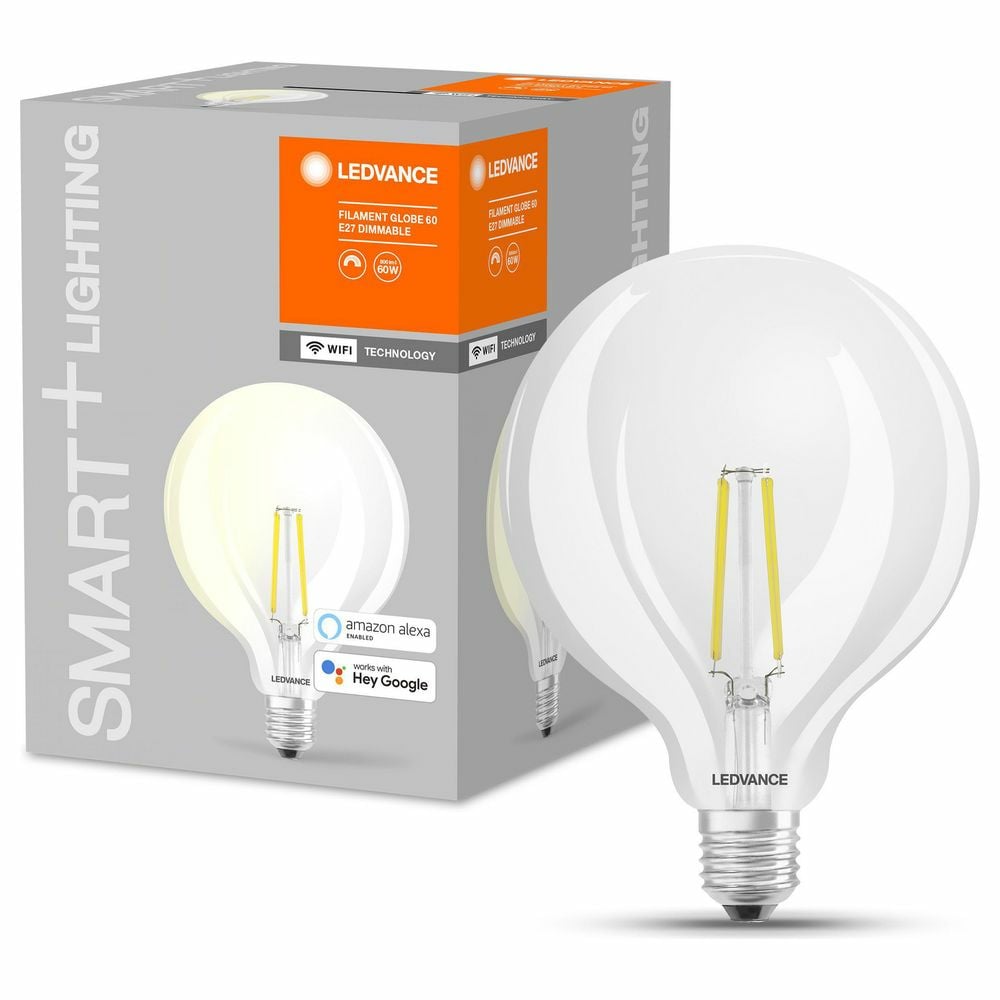 SMART+ Wlan LED Leuchtmittel G125 5,5W 806lm warmwei klar